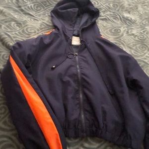 Cropped puffy jacket